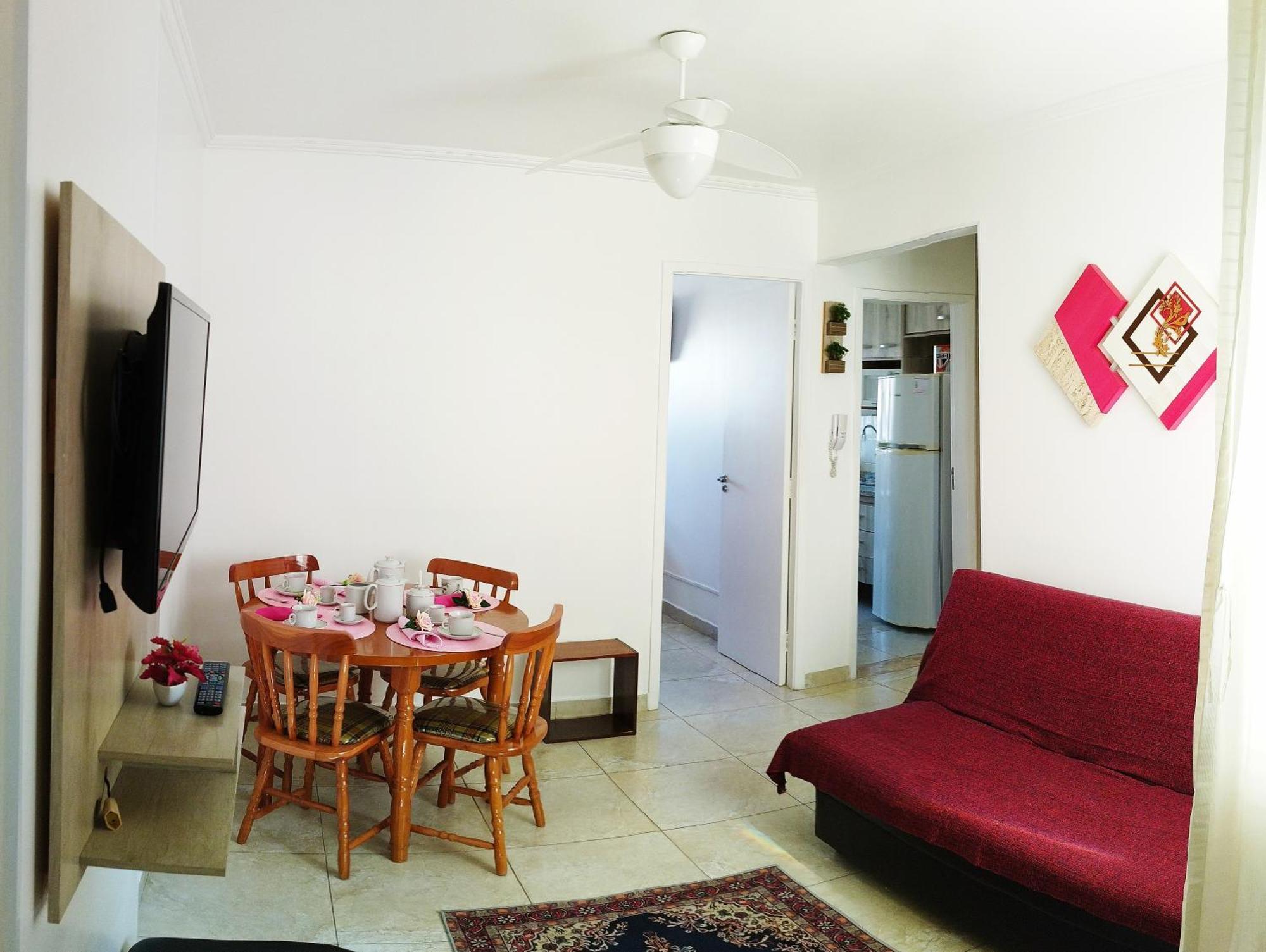 Aconchegante Apartamento Com Vista Para O Mar -Guilhermina Praia Grande  Exterior foto