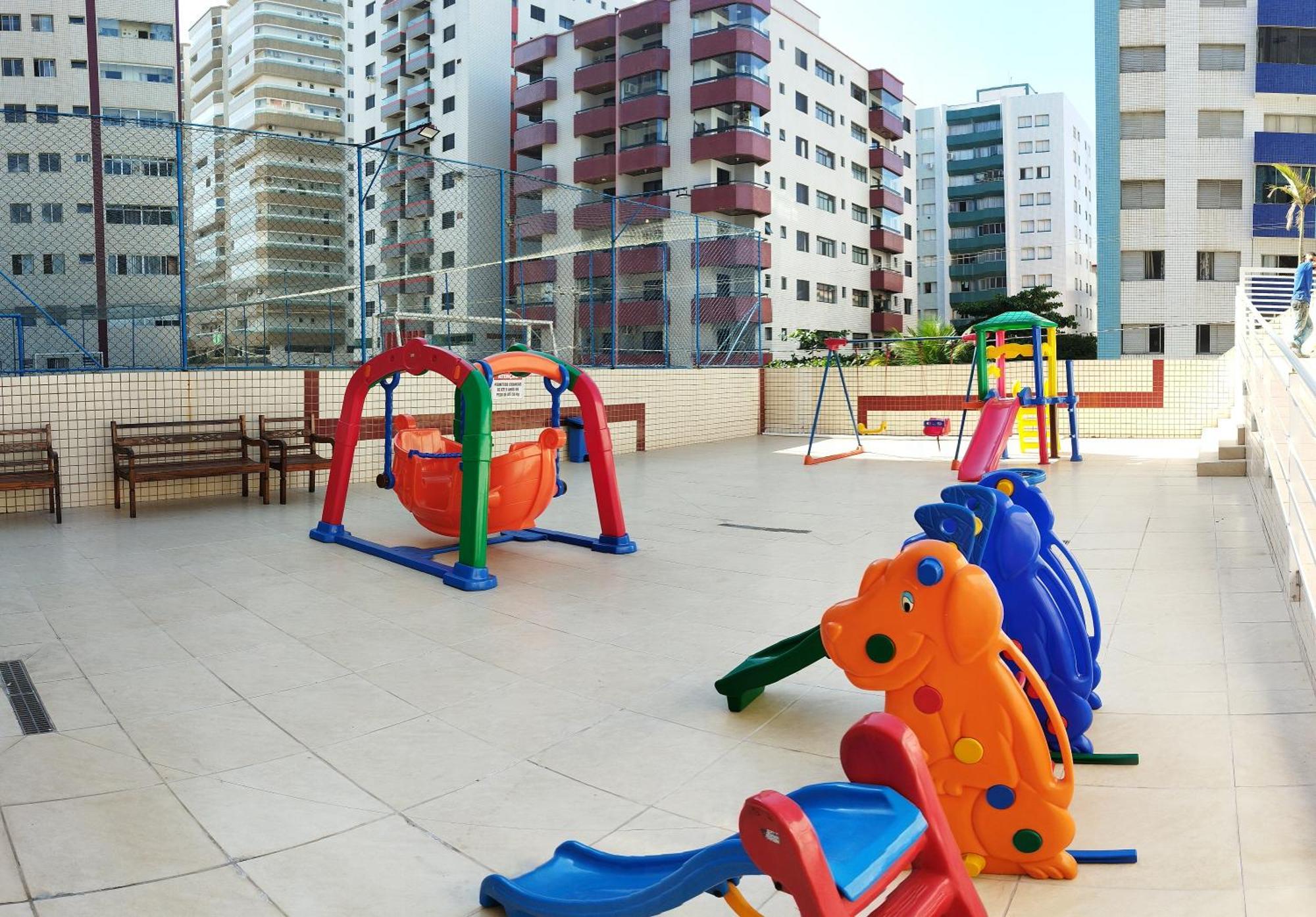 Aconchegante Apartamento Com Vista Para O Mar -Guilhermina Praia Grande  Exterior foto