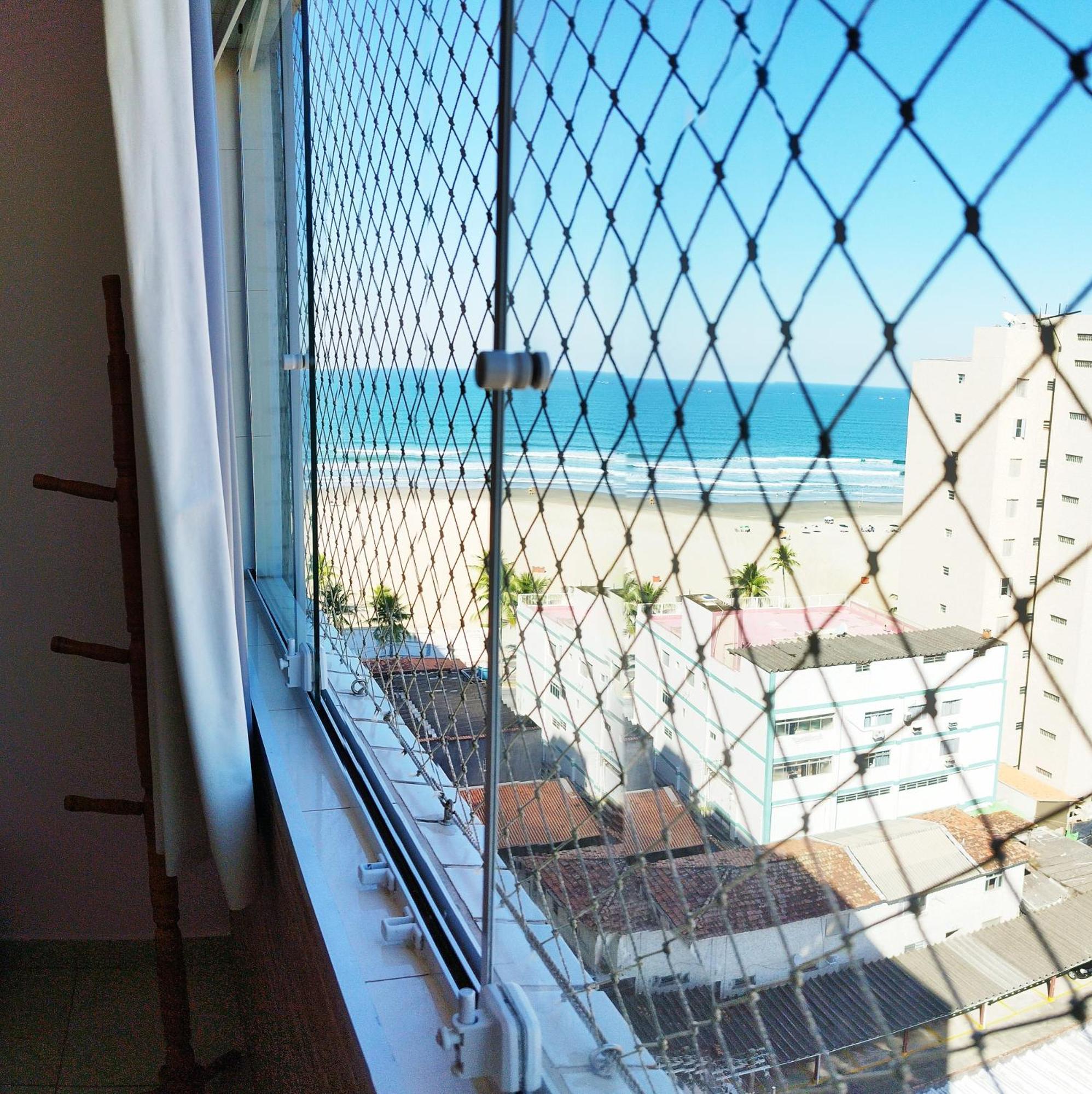 Aconchegante Apartamento Com Vista Para O Mar -Guilhermina Praia Grande  Exterior foto